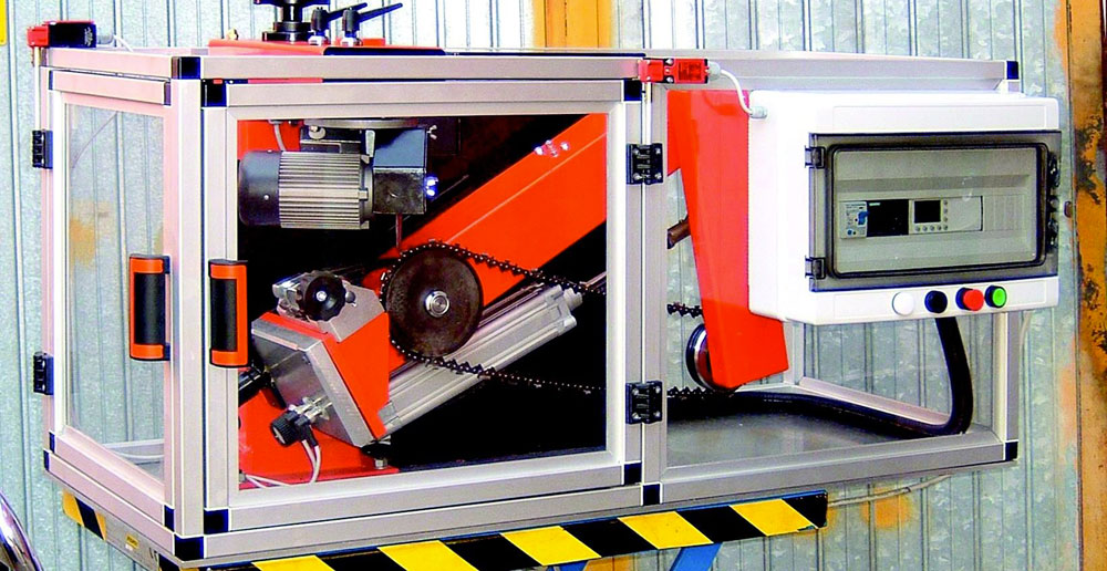 Automatic chain sharpener for chainsaw Grasselli Group